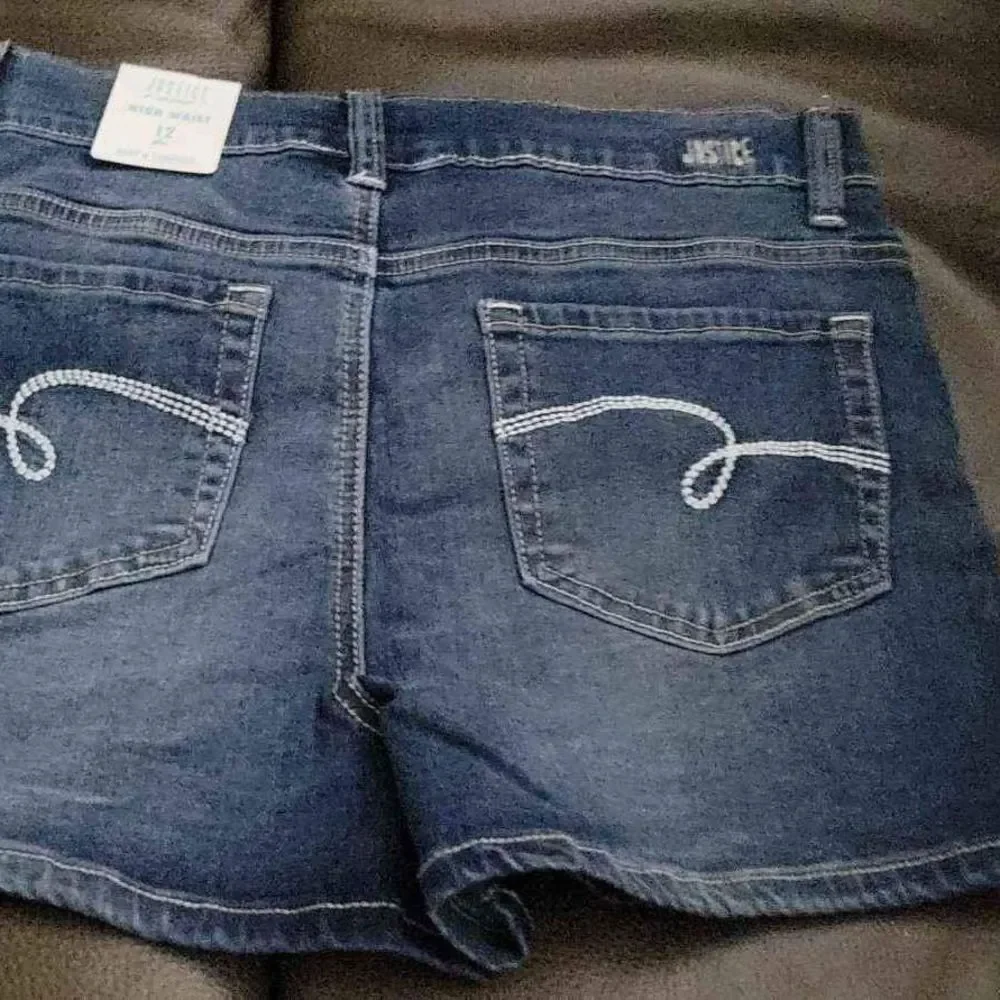 NEW Justice Jean Shorts 12plus Bin 5